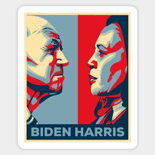 joe biden kamala harris 2020 (hope poster remake) Sticker